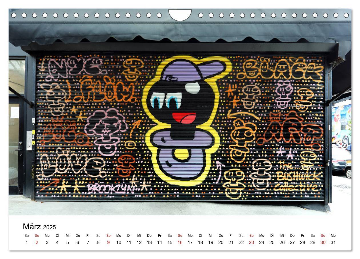 Bild: 9783435257164 | Brooklyn Street Art (Wandkalender 2025 DIN A4 quer), CALVENDO...