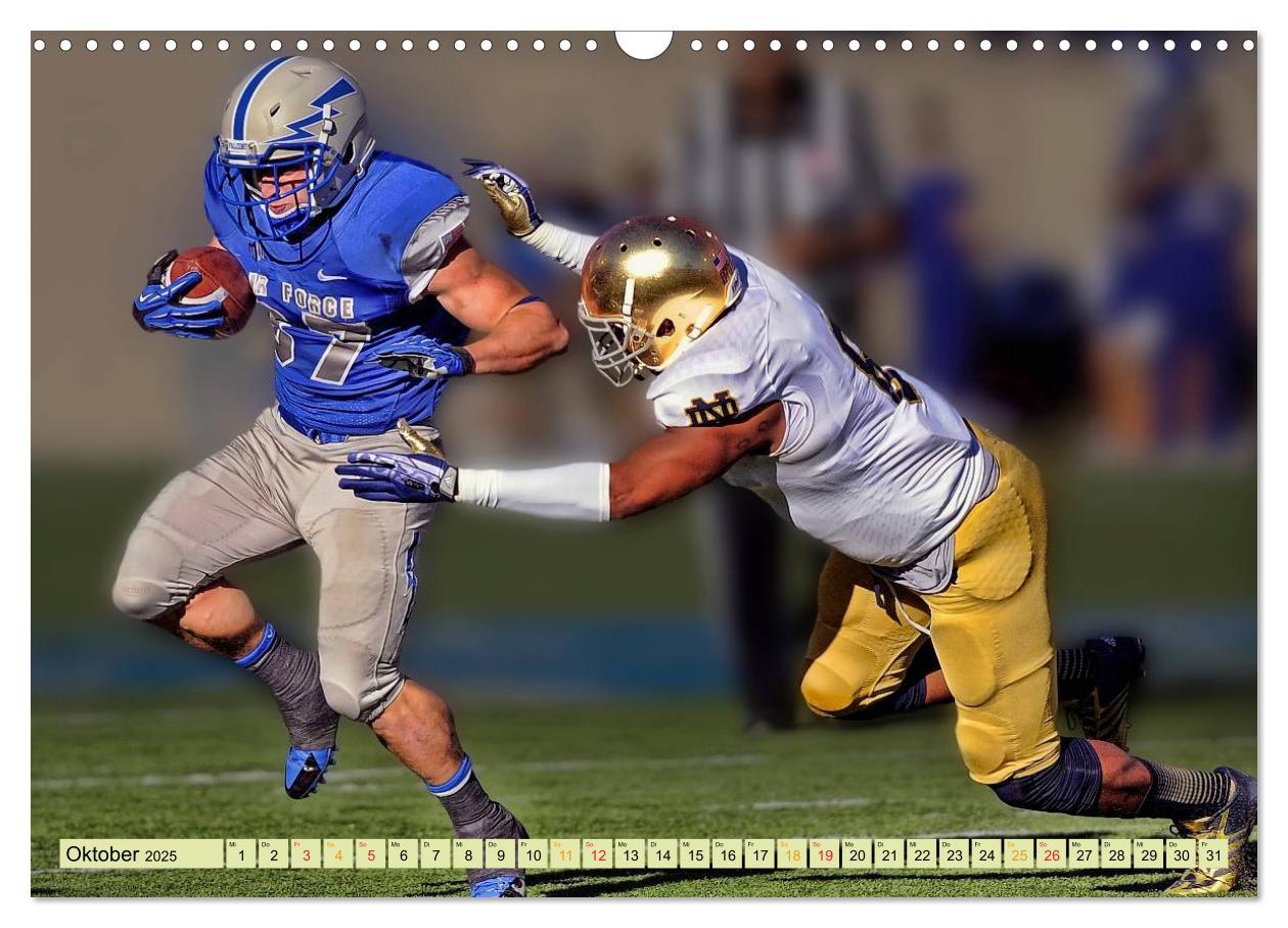 Bild: 9783435485772 | American Football - Taktik und Athletik (Wandkalender 2025 DIN A3...