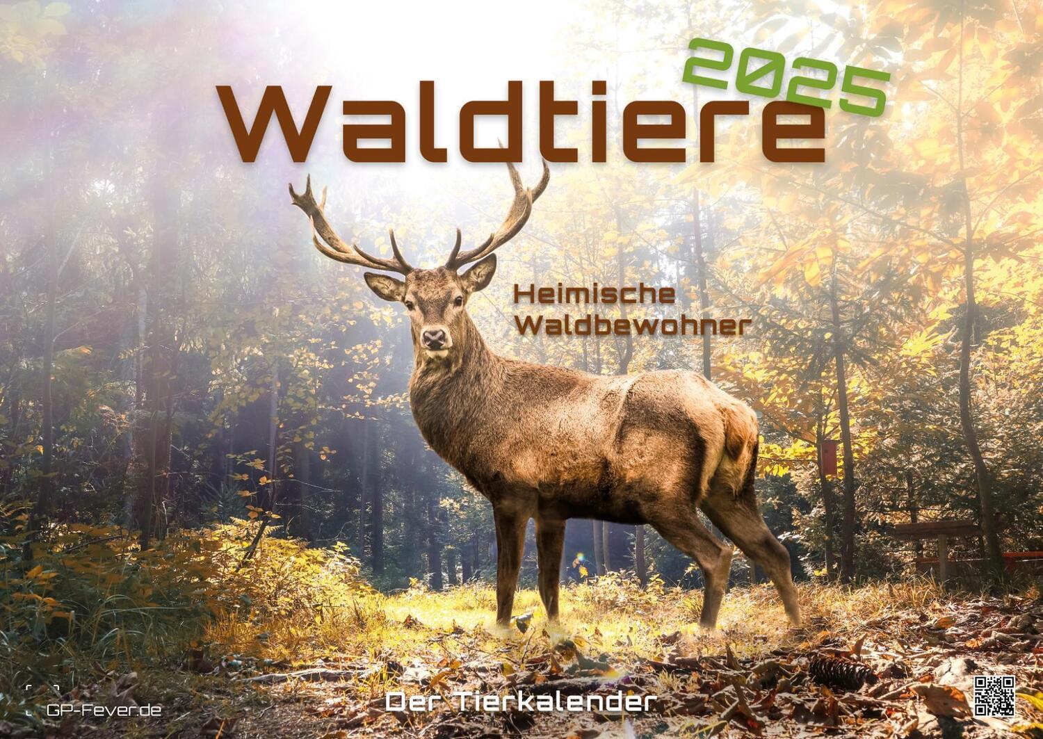 Cover: 9783986734435 | Waldtiere - Heimische Waldbewohner - Der Tierkalender - 2025 -...