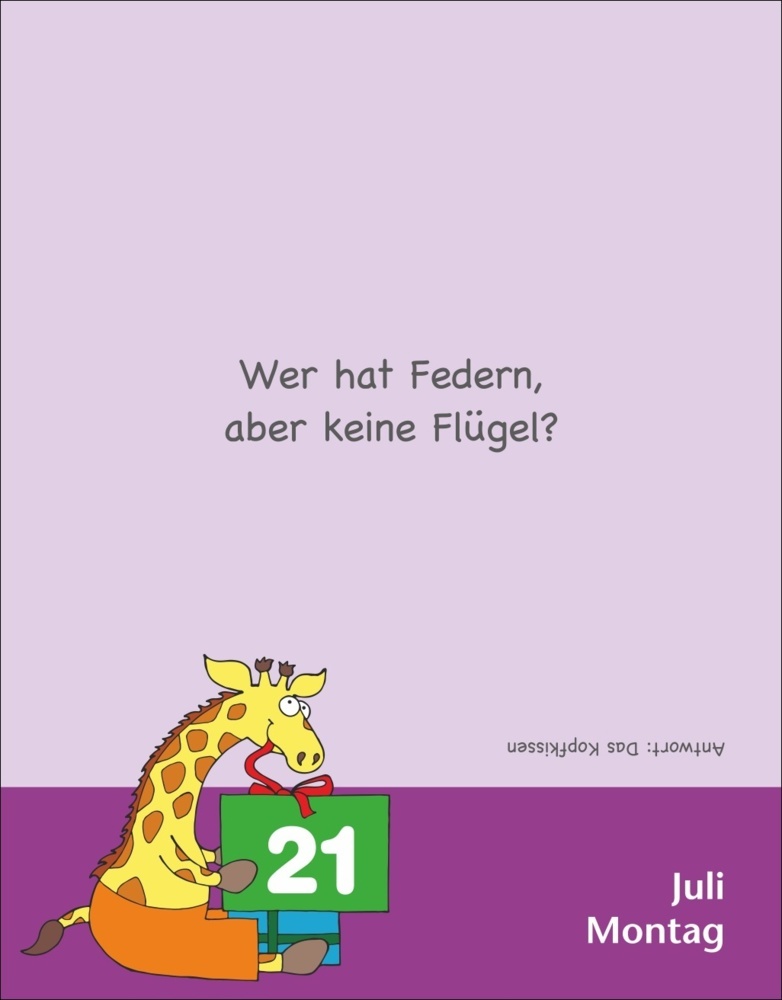 Bild: 9783840034152 | Witze für Kids Tagesabreißkalender 2025 | Kalender | Geblockt | 324 S.