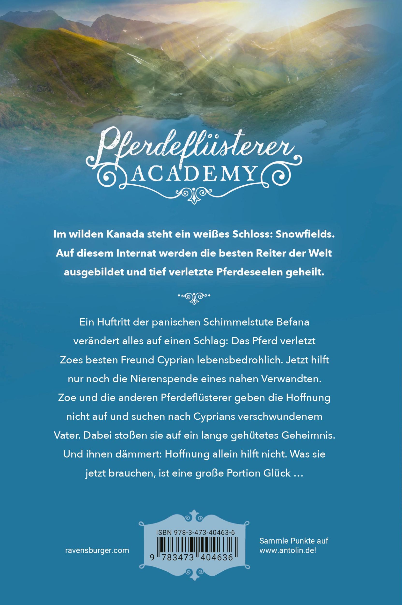 Rückseite: 9783473404636 | Pferdeflüsterer-Academy, Band 14: Hoffnung und Glück (Pferdebuch ab...