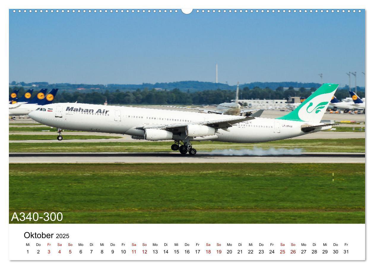 Bild: 9783383969621 | Flugzeuge von Airbus (Wandkalender 2025 DIN A2 quer), CALVENDO...