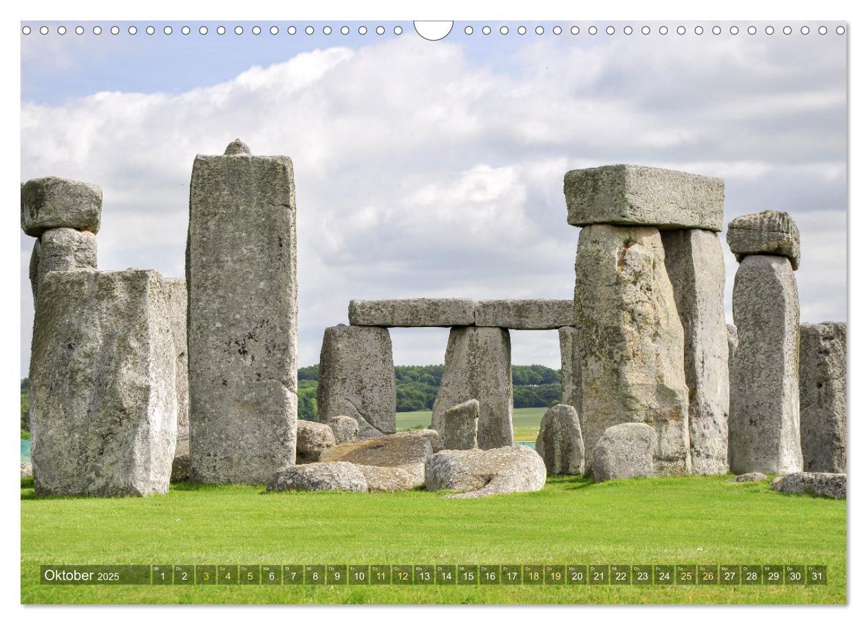 Bild: 9783383918155 | Geheimnisvolles Stonehenge (Wandkalender 2025 DIN A3 quer),...