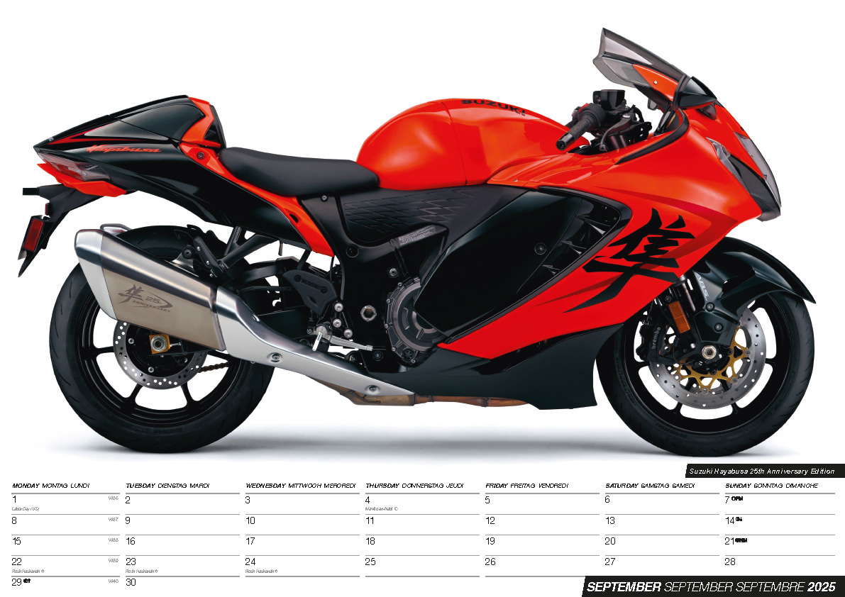 Bild: 9798893610437 | Motorräder 2025 - Der Motorrad Kalender | Kalender | 14 S. | Deutsch