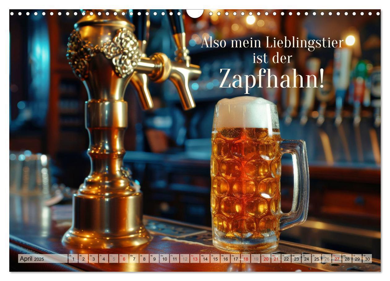 Bild: 9783383783982 | Ich brauch mehr Vitamin Bier (Wandkalender 2025 DIN A3 quer),...