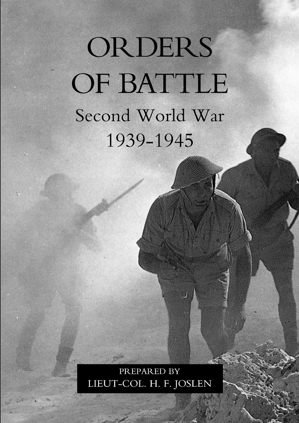 Cover: 9781843424741 | Orders of Battle | Second World War 1939-45 | H. F. Joslen | Buch