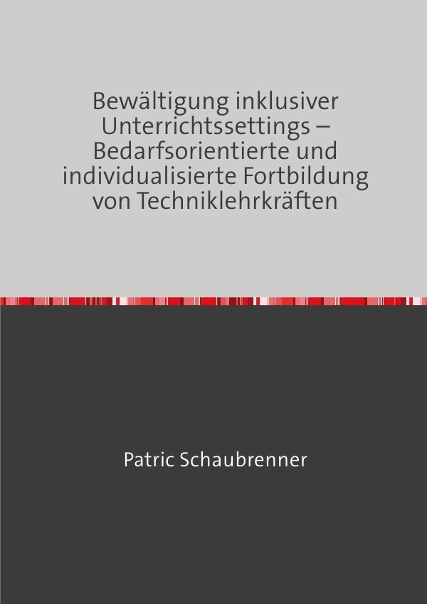 Cover: 9783754131343 | Bewältigung inklusiver Unterrichtssettings - Bedarfsorientierte und...