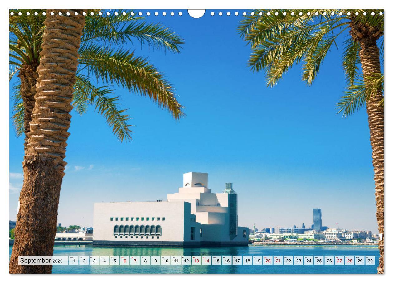 Bild: 9783435141944 | Doha - Hauptstadt von Katar (Wandkalender 2025 DIN A3 quer),...