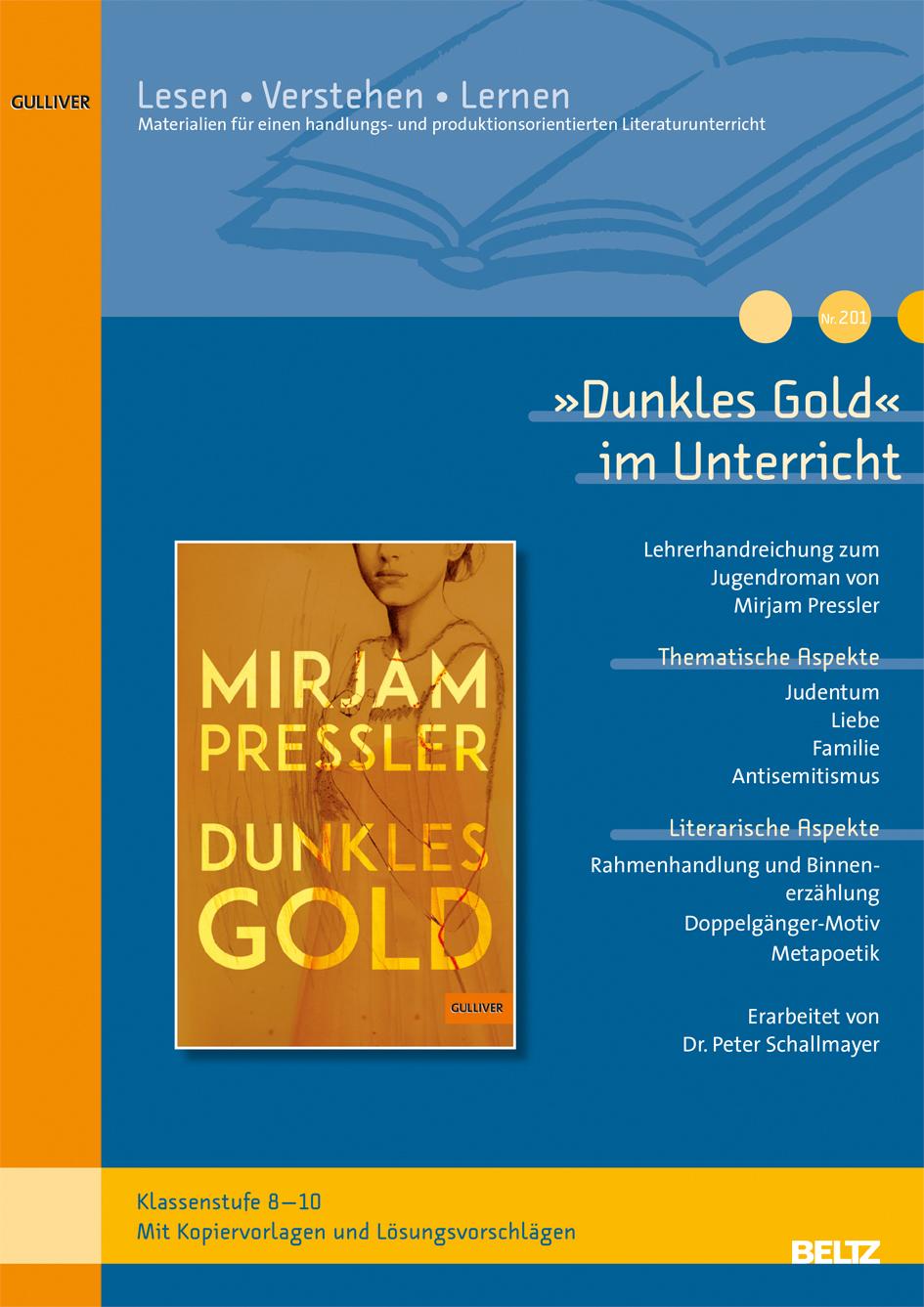 Cover: 9783407631992 | »Dunkles Gold« im Unterricht | Peter Schallmayer | Broschüre | 32 S.