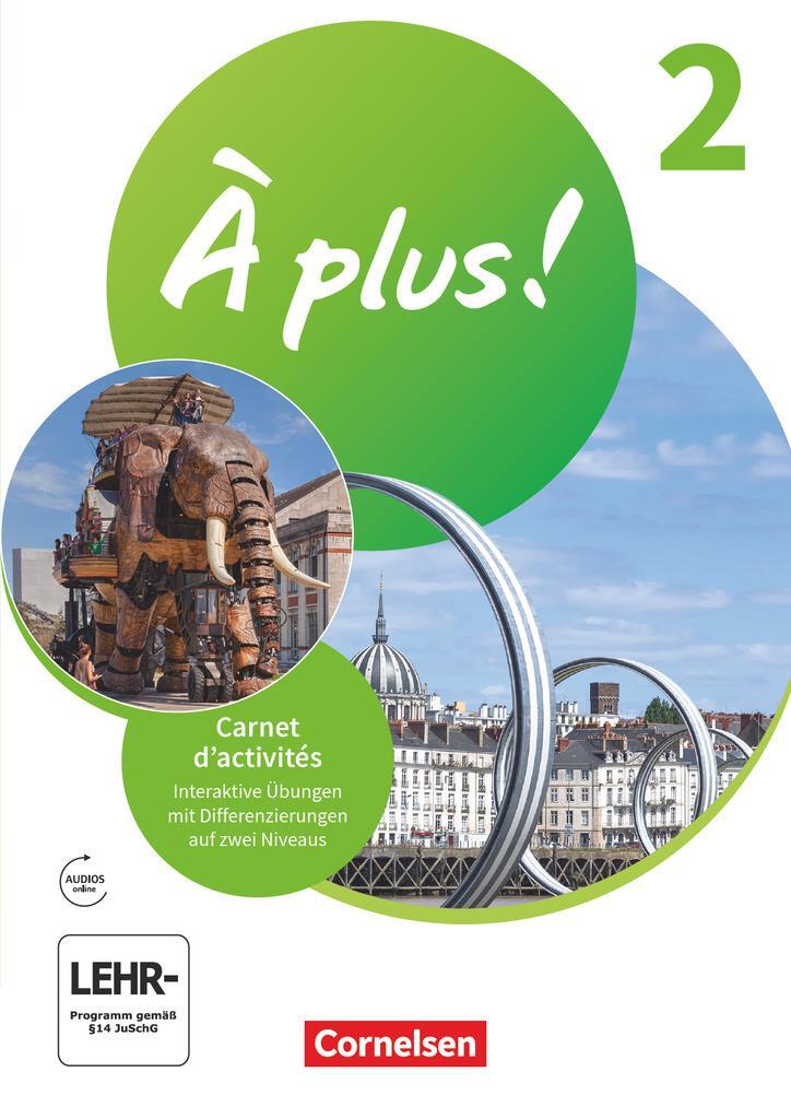 Cover: 9783061223335 | À plus ! 1. und 2. Fremdsprache. Band 2 - Carnet d'activités mit...