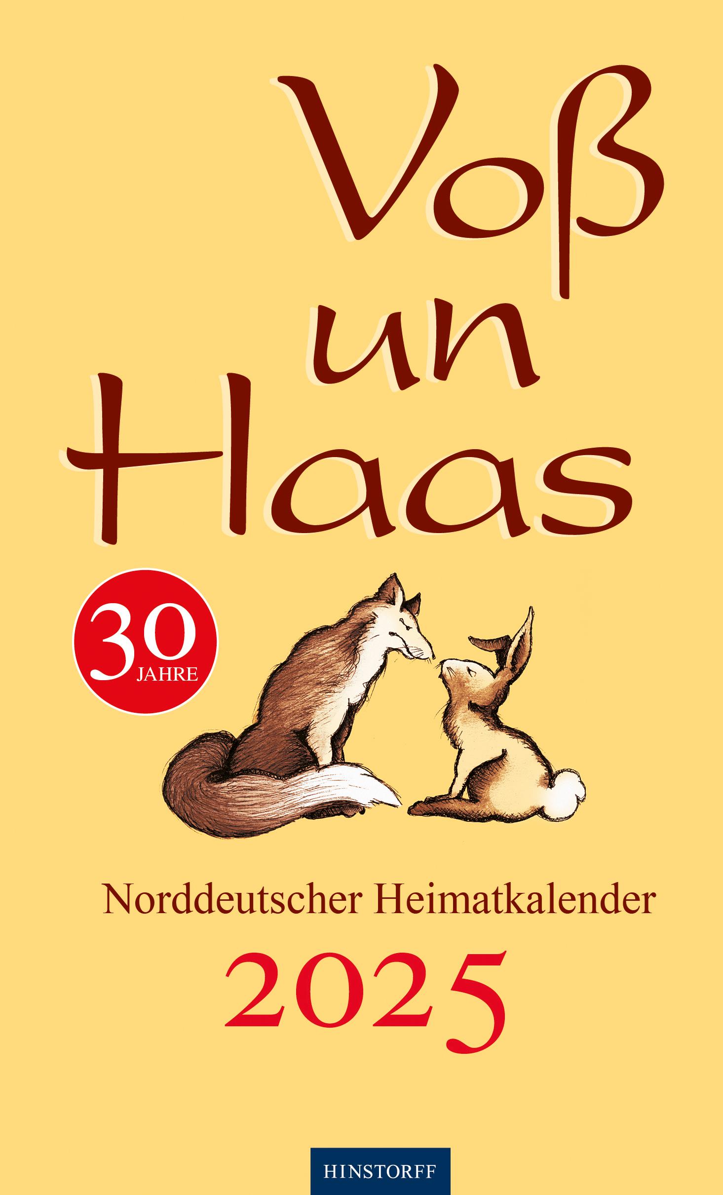 Cover: 9783356024951 | Voß un Haas 2025 | Kalender | 112 S. | Deutsch | 2025