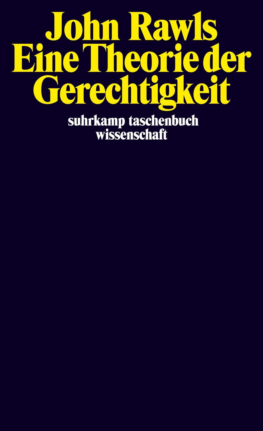 Cover: 9783518278710 | Eine Theorie der Gerechtigkeit | John Rawls | Taschenbuch | 688 S.