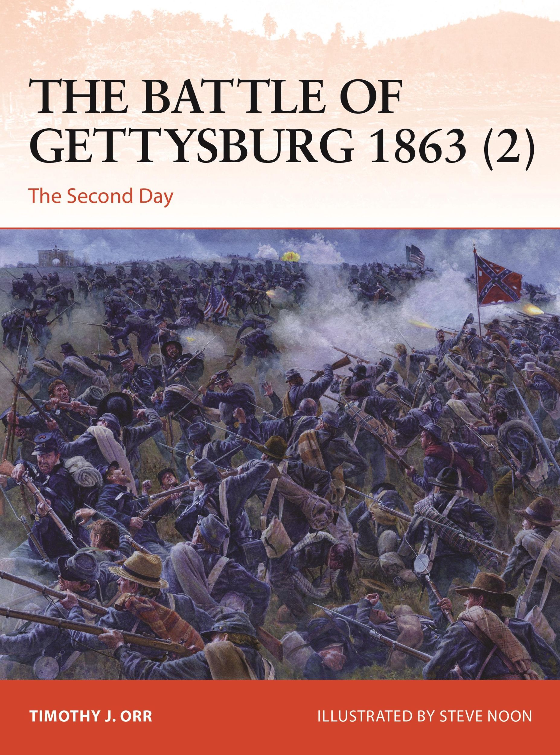 Cover: 9781472854643 | The Battle of Gettysburg 1863 (2) | The Second Day | Timothy Orr