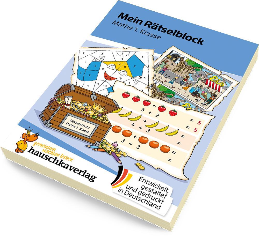 Bild: 9783881006910 | Mein Rätselblock Mathe 1. Klasse | Melanie Rhauderwiek | Taschenbuch