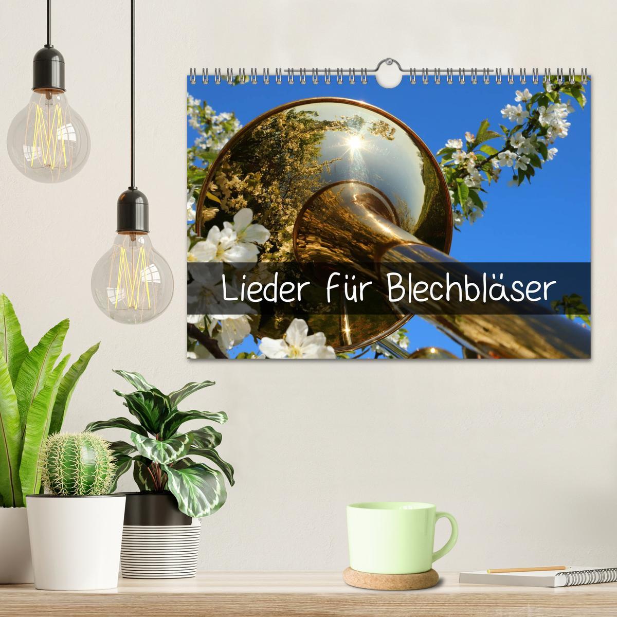 Bild: 9783435229895 | Lieder für Blechbläser (Wandkalender 2025 DIN A4 quer), CALVENDO...