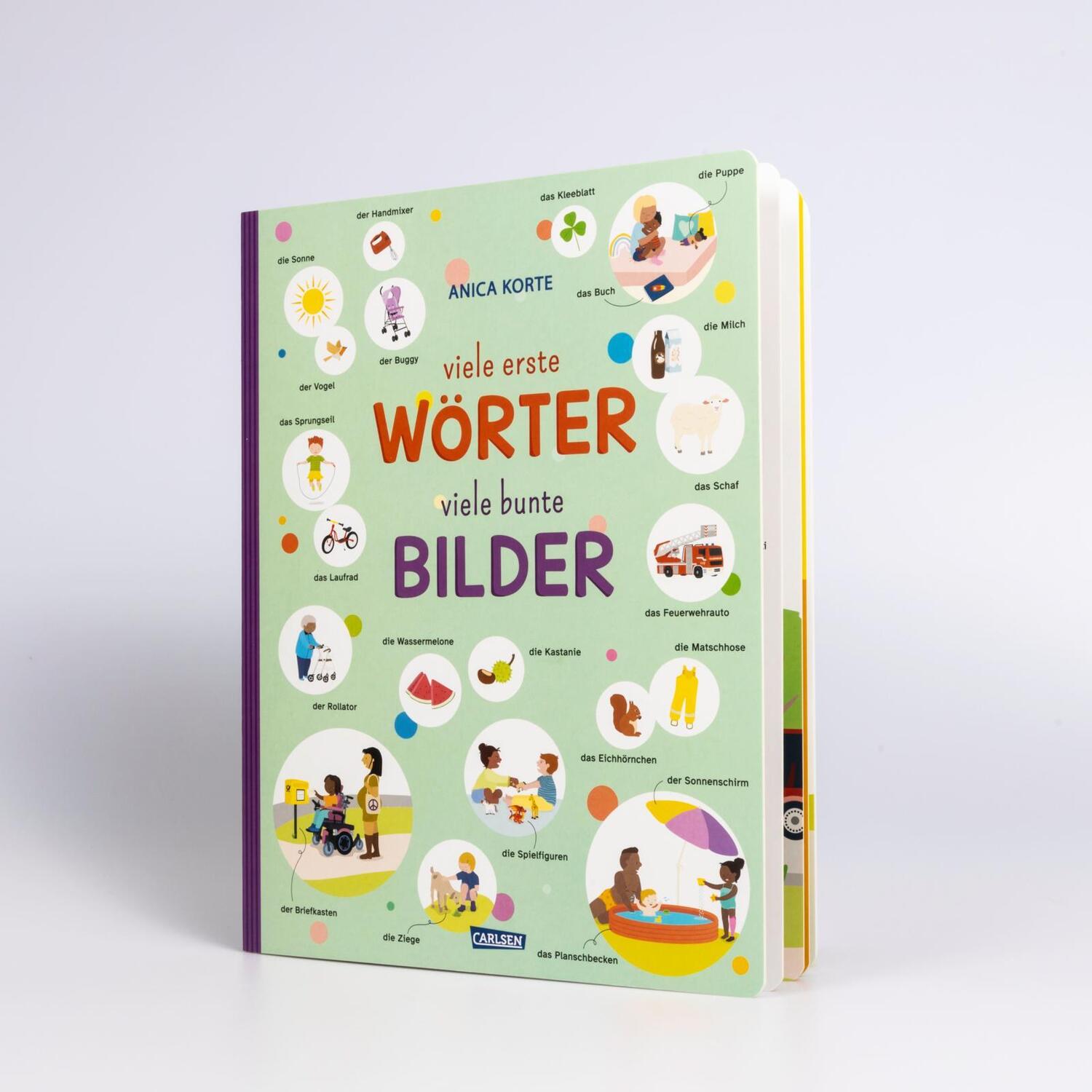 Bild: 9783551172693 | viele erste WÖRTER viele bunte BILDER | Anica Korte | Buch | 14 S.