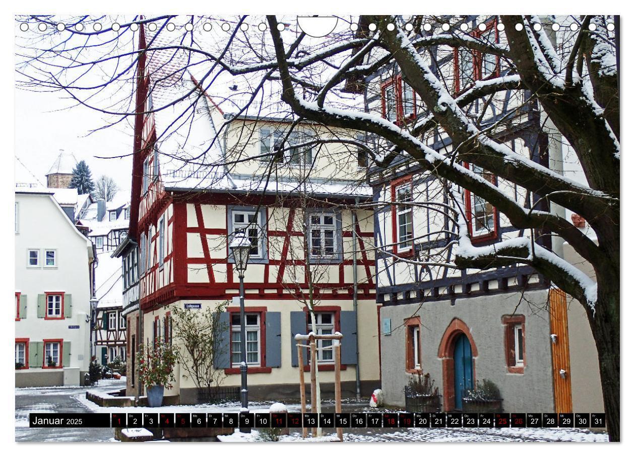 Bild: 9783383957420 | Weinheim - Stadt unter den zwei Burgen (Wandkalender 2025 DIN A4...