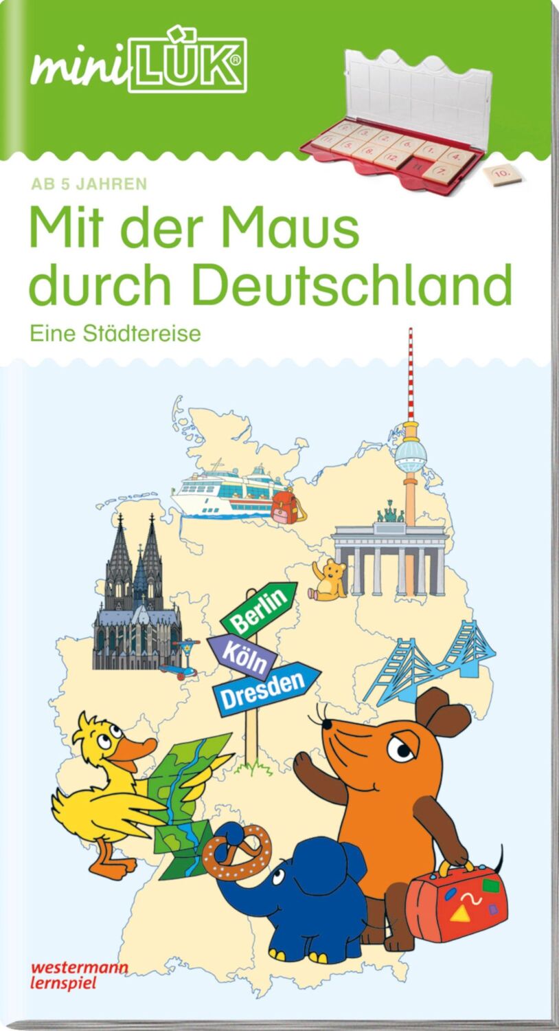 Cover: 9783837745368 | miniLÜK. Mit der Maus durch Deutschland | 5 - 6 Jahre | Heinz Vogel