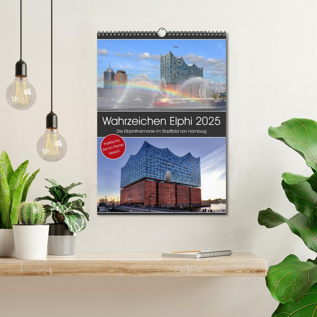 Bild: 9783435857555 | Wahrzeichen Elphi (Wandkalender 2025 DIN A3 hoch), CALVENDO...