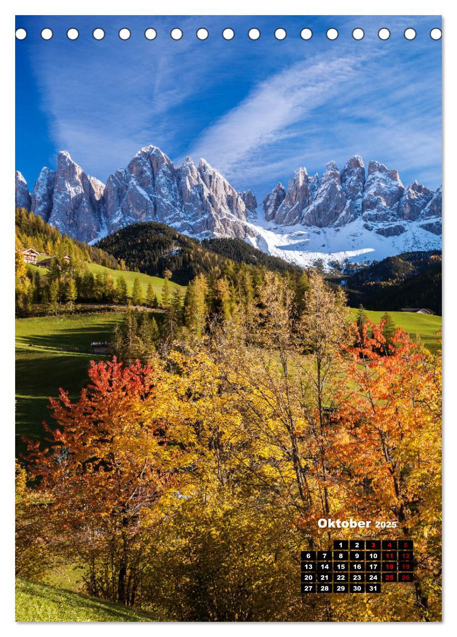 Bild: 9783435918805 | Dolomiten - Reise um die bleichen Berge zu entdecken (Tischkalender...