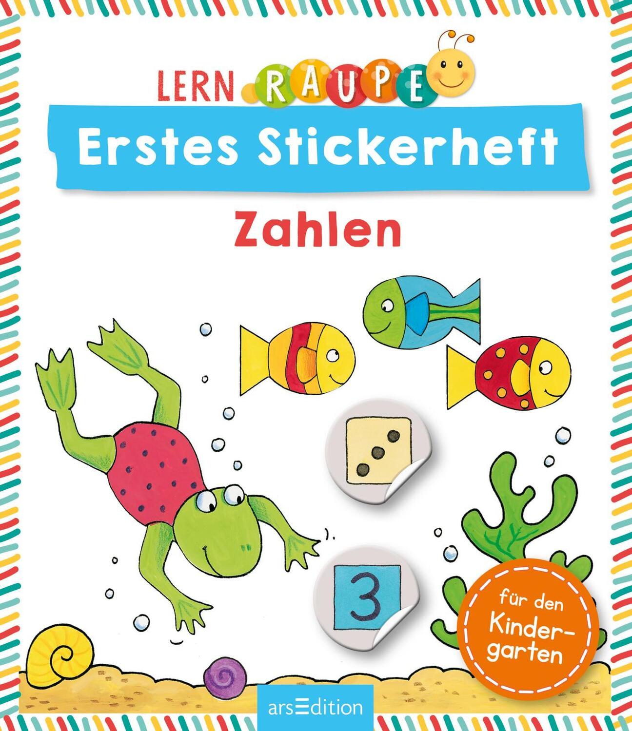 Bild: 9783845841922 | Lernraupe - Erstes Stickerheft - Zahlen | Taschenbuch | 32 S. | 2021