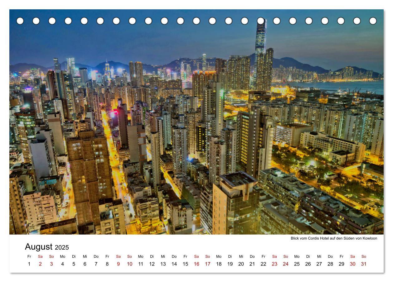 Bild: 9783435161447 | Megacity Hong Kong (Tischkalender 2025 DIN A5 quer), CALVENDO...