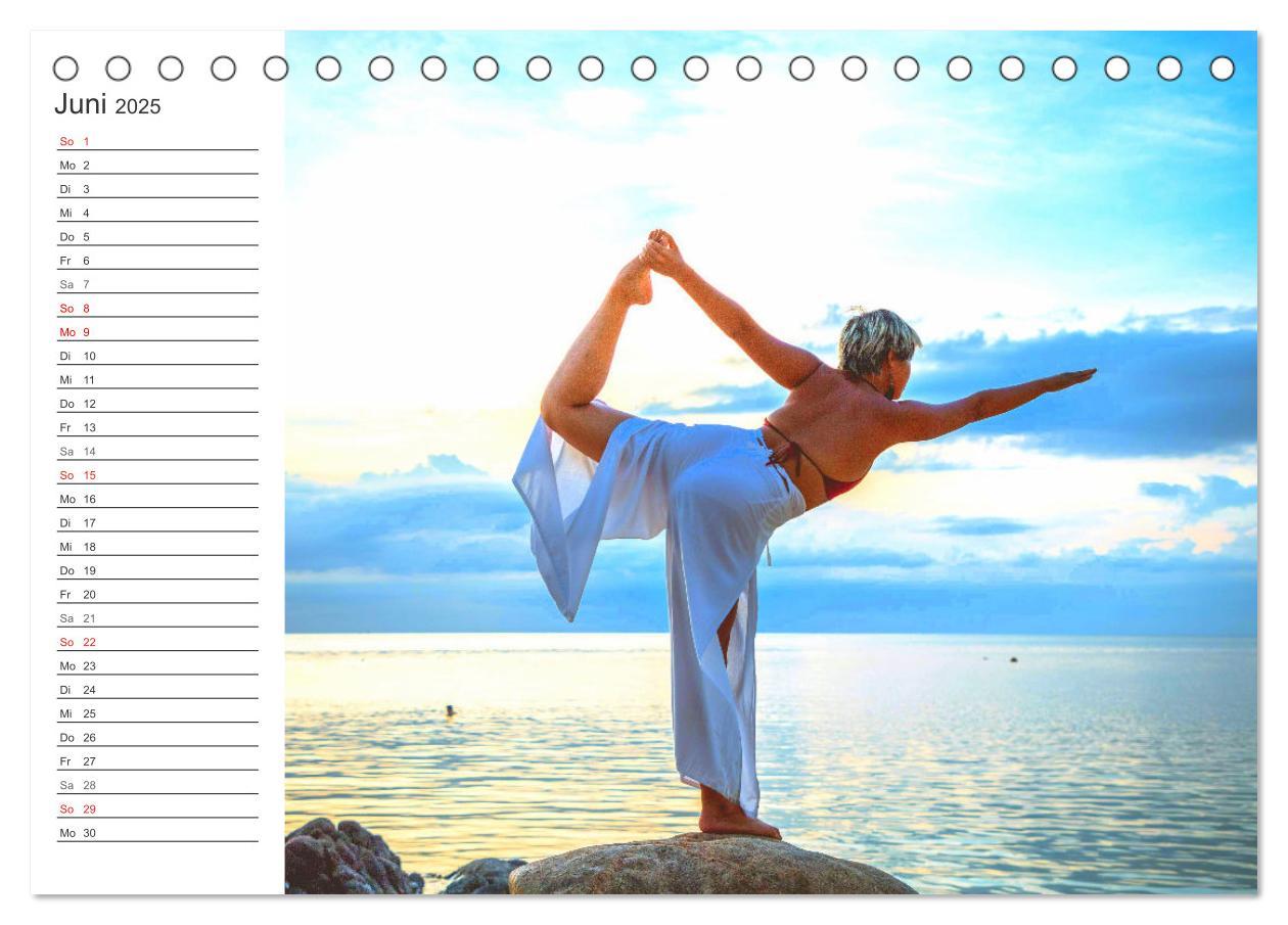 Bild: 9783435025220 | Yoga-Übungen. Geschmeidig werden und bleiben! (Tischkalender 2025...