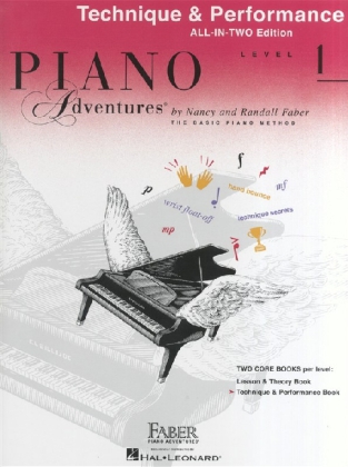 Cover: 9781616776510 | Piano Adventures All In Two. Level.1 | Technique &amp; Performance | Faber