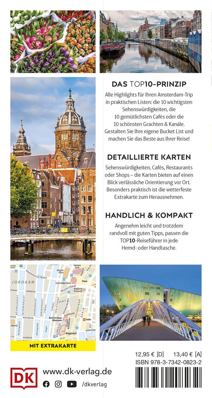 Rückseite: 9783734208232 | TOP10 Reiseführer Amsterdam | DK Verlag - Reise | Taschenbuch | 160 S.