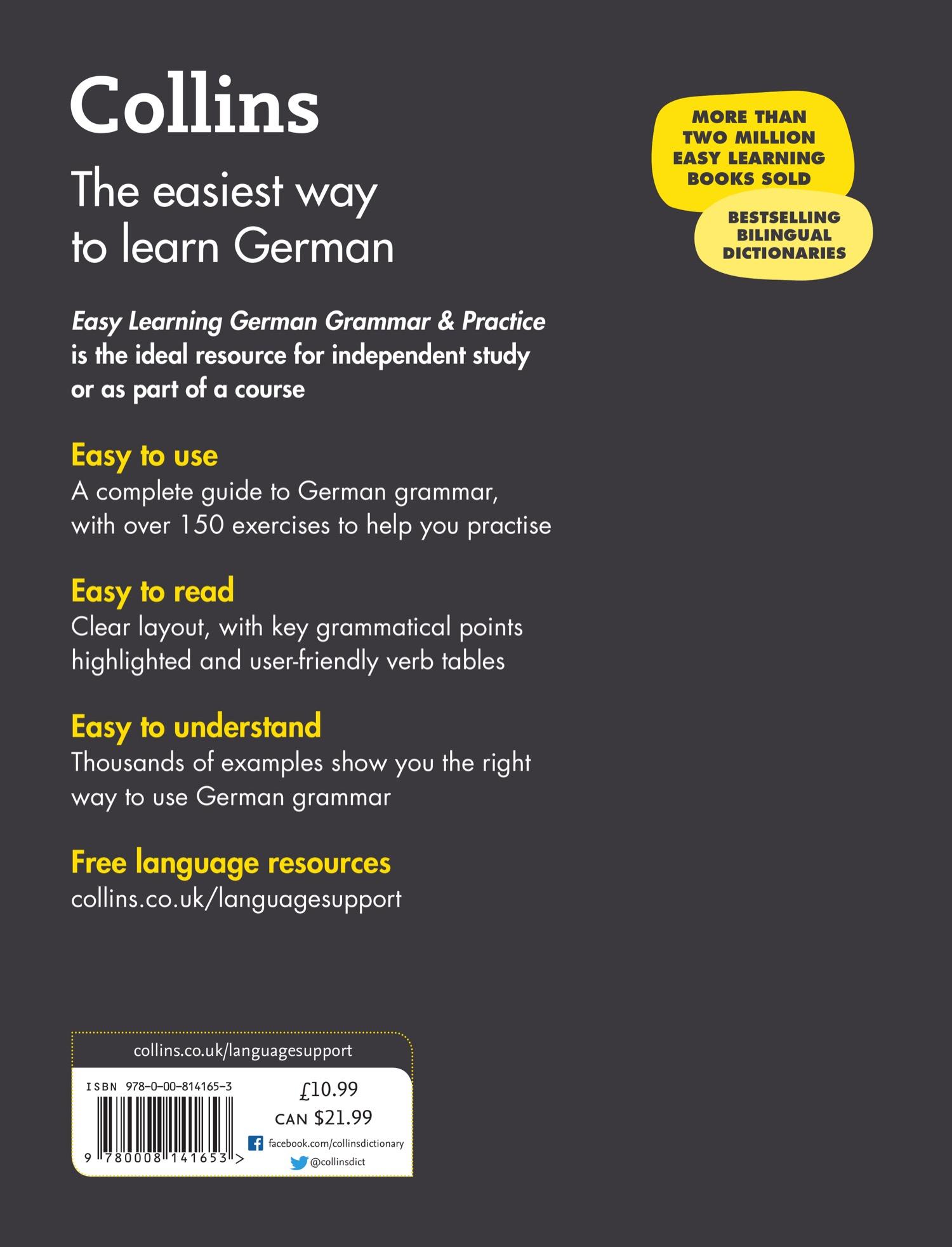 Rückseite: 9780008141653 | Collins Easy Learning German - Easy Learning German Grammar and...