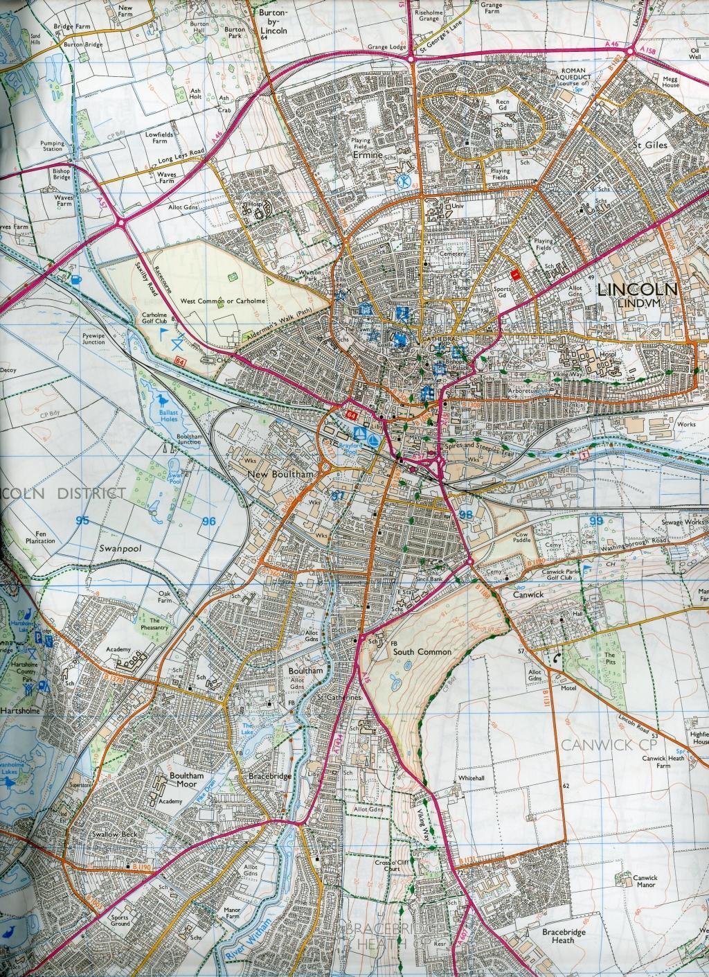 Bild: 9780319244692 | Lincoln | Ordnance Survey | (Land-)Karte | Karte/Landkarte | Englisch