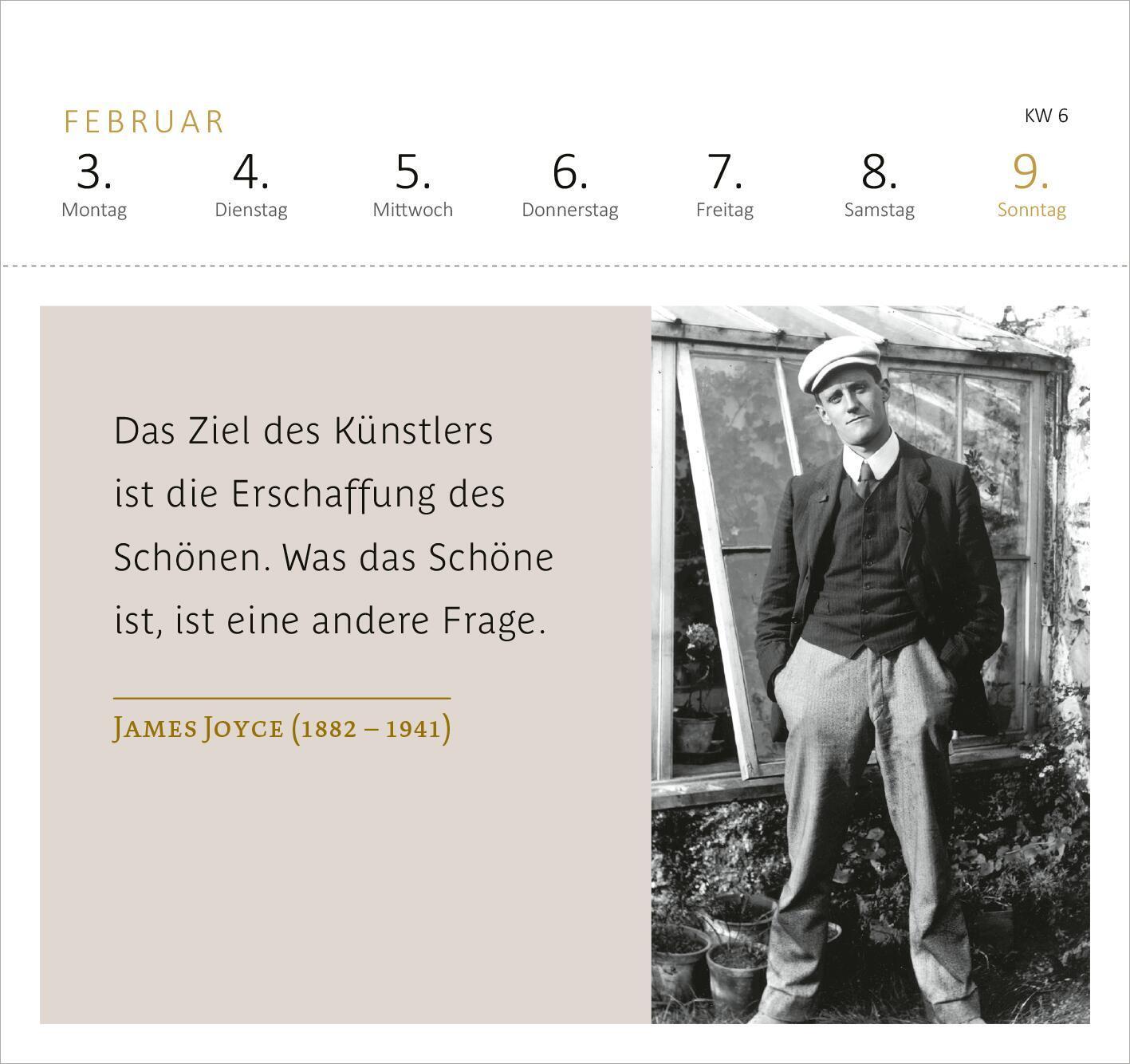 Bild: 4014489132875 | Postkartenkalender Der Literaturkalender 2025 | Kalender | 108 S.