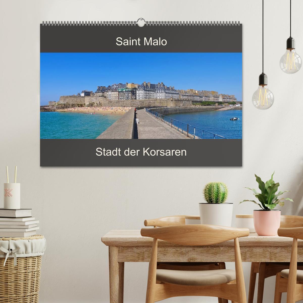 Bild: 9783435344659 | Saint Malo - Stadt der Korsaren (Wandkalender 2025 DIN A2 quer),...