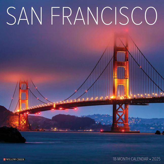 Cover: 9781549246838 | San Francisco 2025 12 X 12 Wall Calendar | Willow Creek Press | 2025