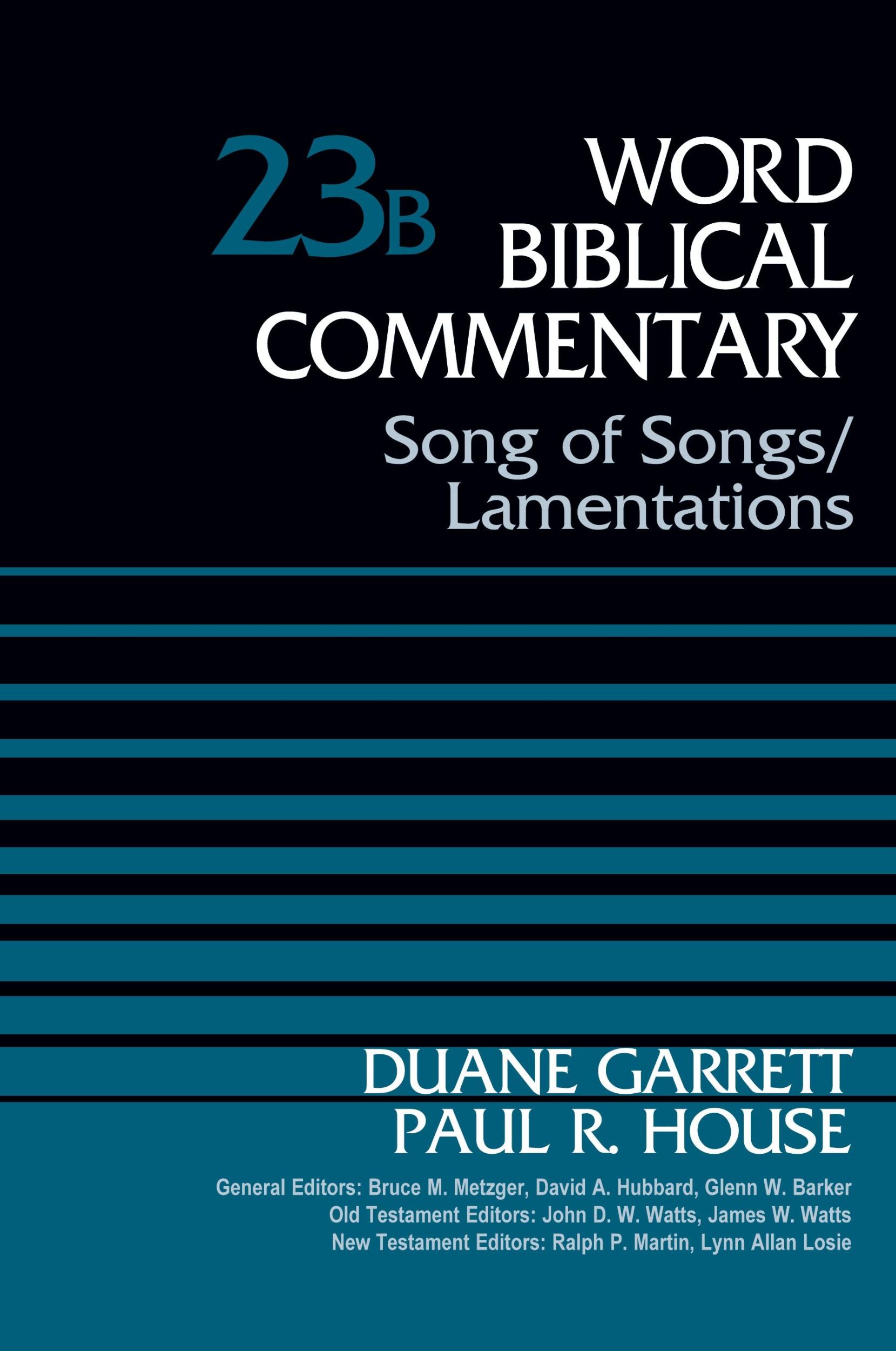 Cover: 9780310522195 | Song of Songs and Lamentations, Volume 23B | Zondervan | Buch | 2016