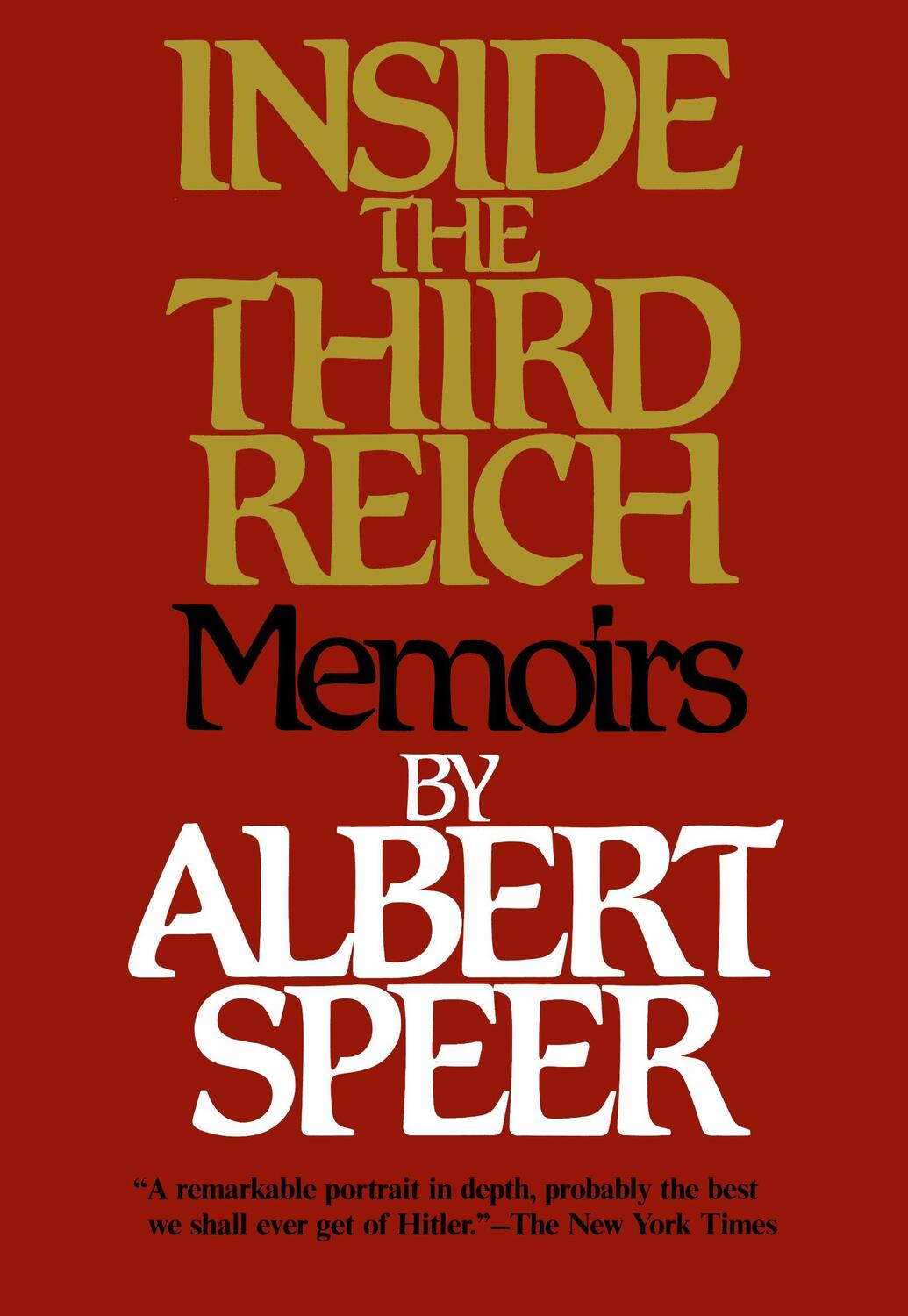 Cover: 9780684829494 | Inside the Third Reich | Albert Speer | Taschenbuch | Englisch | 1997