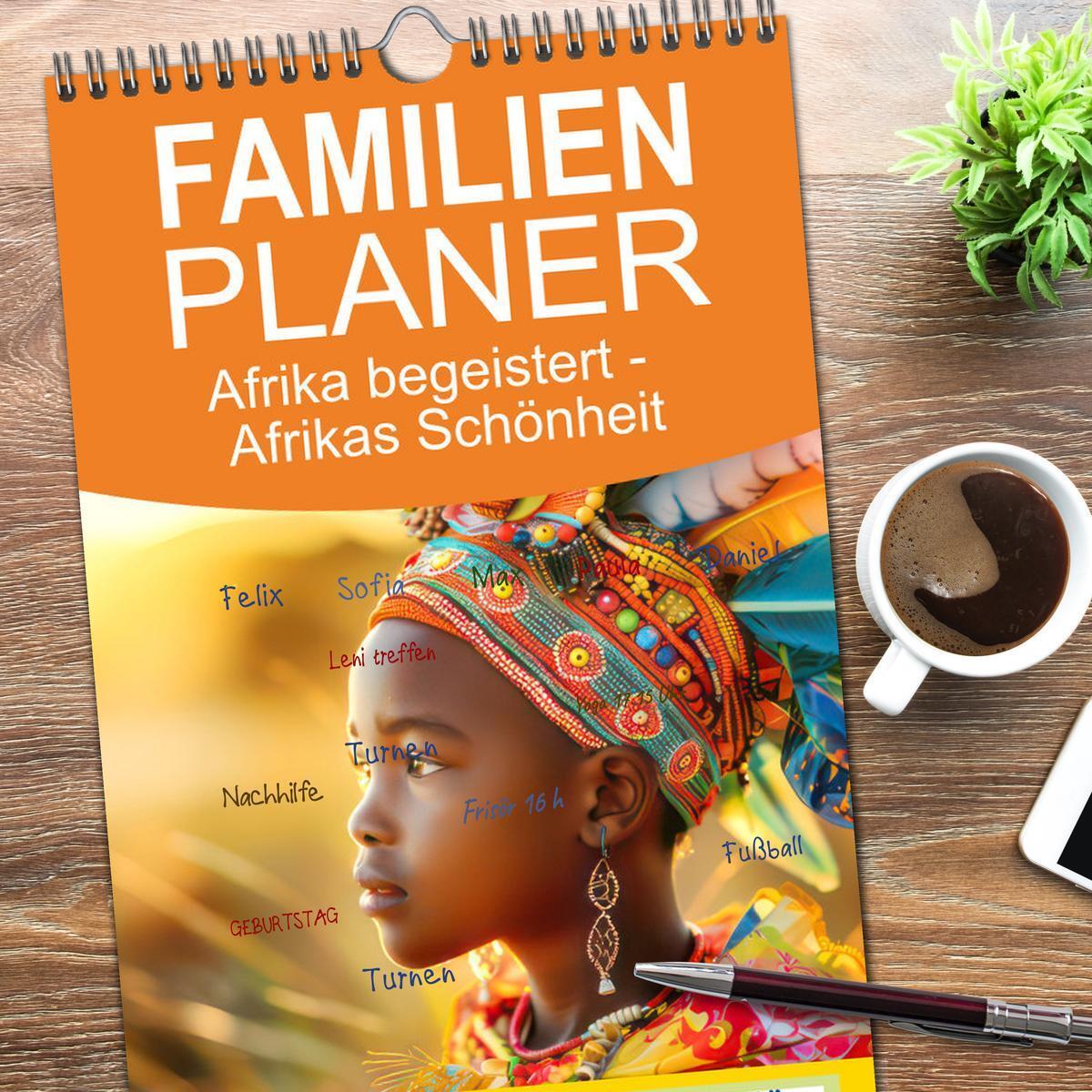 Bild: 9783457194812 | Familienplaner 2025 - Afrika begeistert - Afrikas Schönheit mit 5...