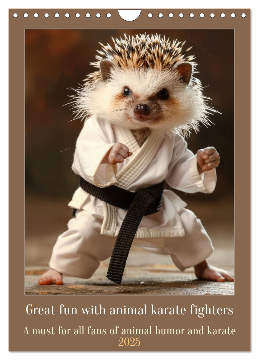 Cover: 9781325984640 | Great fun with animal karate fighters (Wall Calendar 2025 DIN A4...