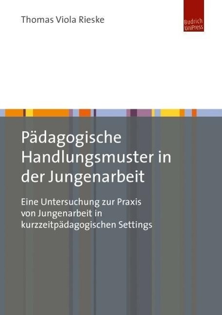 Cover: 9783863880927 | Pädagogische Handlungsmuster in der Jungenarbeit | Thomas Viola Rieske