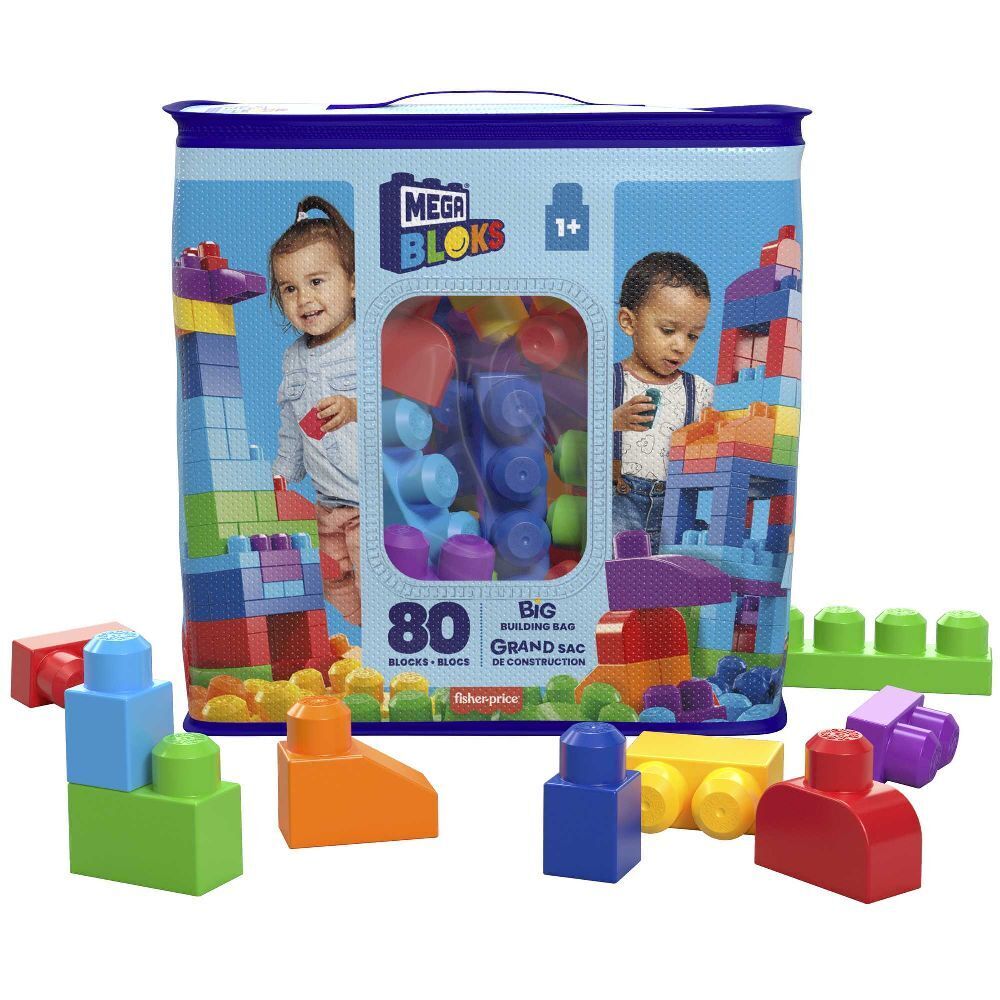 Bild: 65541083271 | Mega Bloks Bausteinebeutel bunt (80 Teile) | Stück | Beutel | DCH63