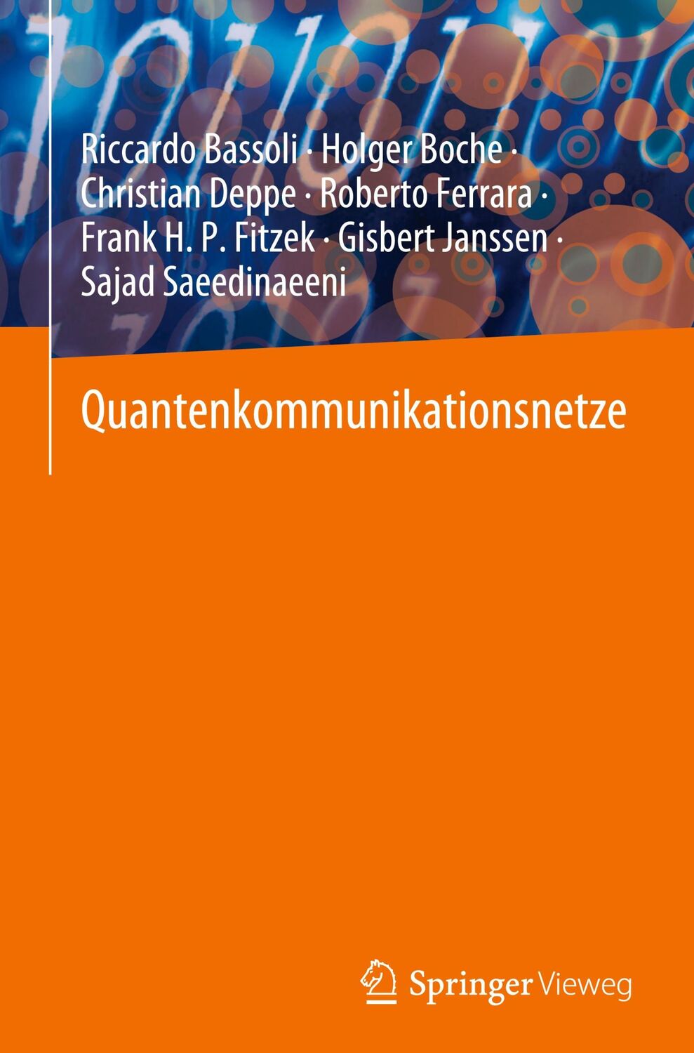 Cover: 9783031263255 | Quantenkommunikationsnetze | Riccardo Bassoli (u. a.) | Buch | xvi