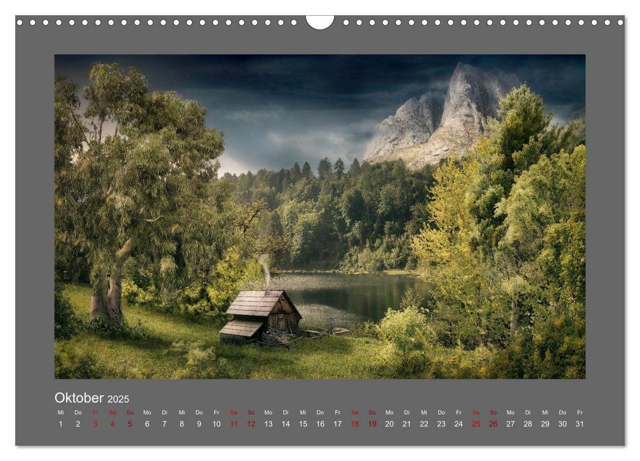 Bild: 9783383988363 | Vom Zauber der Einsamkeit (Wandkalender 2025 DIN A3 quer), CALVENDO...