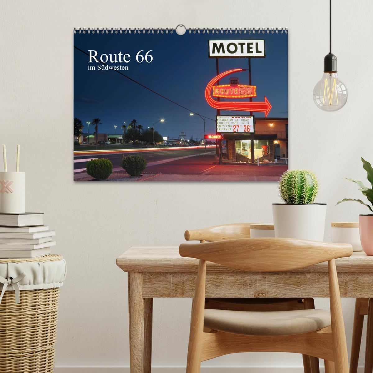 Bild: 9783435791385 | Route 66 im Südwesten (Wandkalender 2025 DIN A3 quer), CALVENDO...