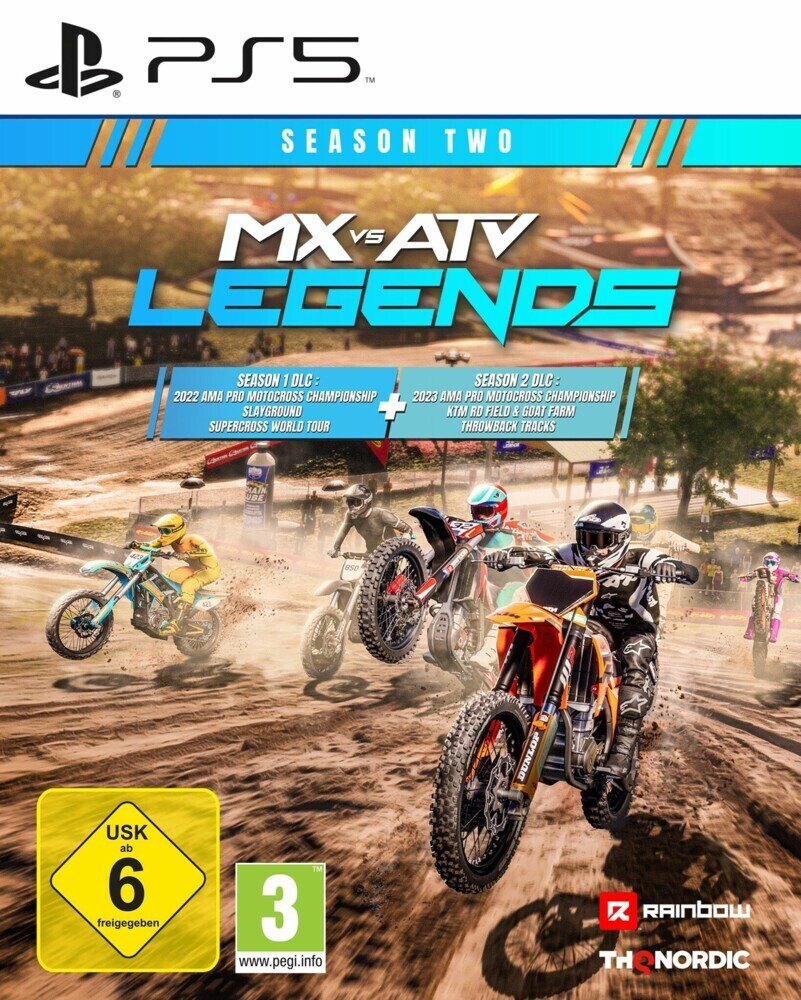 Cover: 9120131602254 | MX vs ATV Legends Season Two, 2 PS5-Blu-ray Disc | Blu-ray Disc | 2024