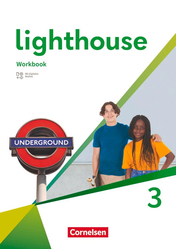 Cover: 9783060365449 | Lighthouse Band 3: 7. Schuljahr - Workbook mit Audios, Erklärfilmen...