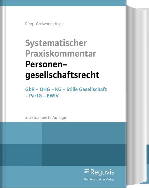 Cover: 9783846208519 | Systematischer Praxiskommentar Personengesellschaftsrecht | Buch | XLI