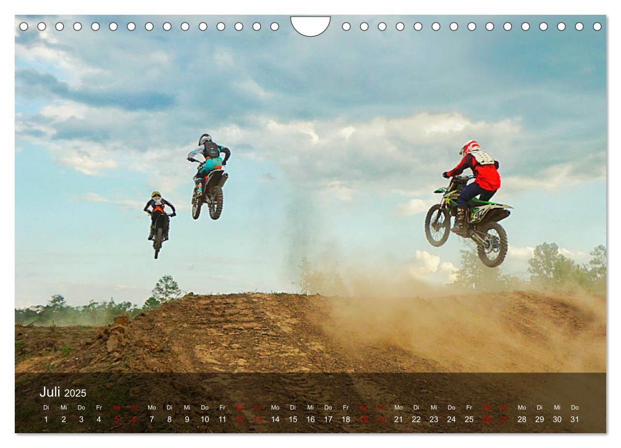 Bild: 9783435328772 | Motocross - Adrenalin pur (Wandkalender 2025 DIN A4 quer), CALVENDO...