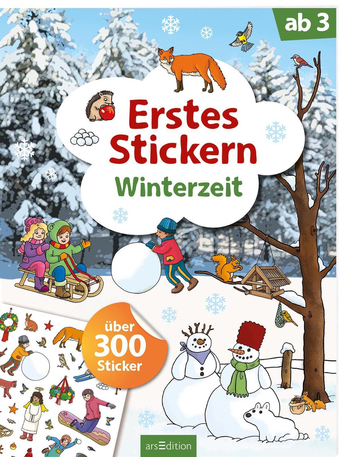 Cover: 9783845844909 | Erstes Stickern - Winterzeit | Über 300 Sticker | Taschenbuch | 40 S.