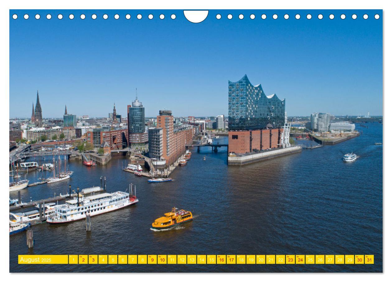 Bild: 9783435042913 | Hamburg - Perle an der Elbe (Wandkalender 2025 DIN A4 quer),...