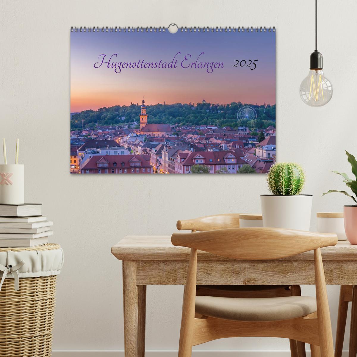 Bild: 9783435458325 | Hugenottenstadt Erlangen 2025 (Wandkalender 2025 DIN A3 quer),...